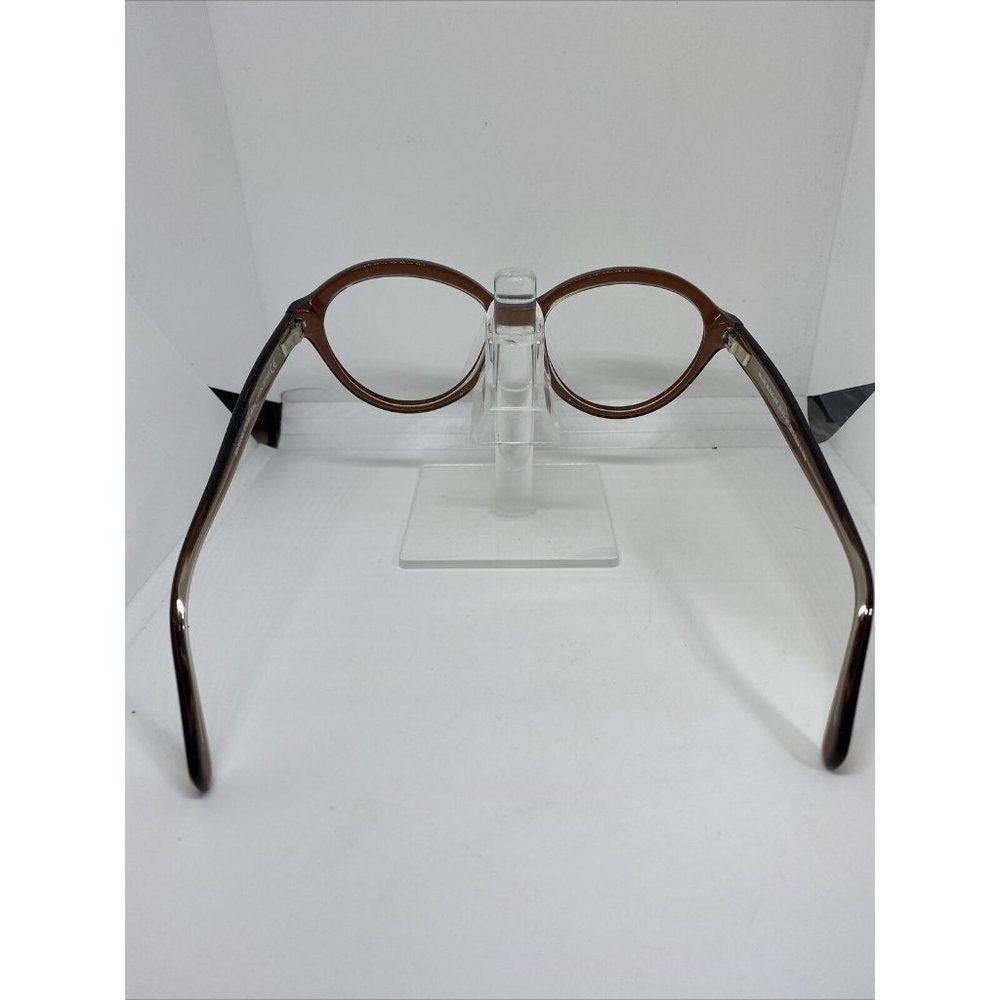 Maui Jim Mariana MJ 828-25E Sunglasses Frames Round Brown/Clear 55/18/140 NWOT - Picture 4 of 7